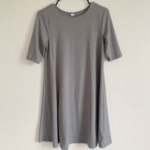 Old Navy soft casual gray tshirt dress